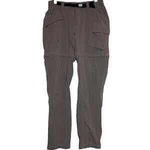 REI Convertible Cargo Utility Pants High Waisted Pocket Buckle Closure 30x29